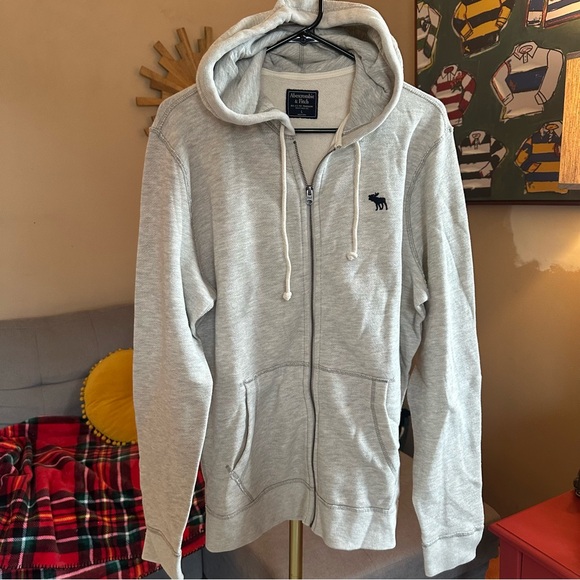 Abercrombie & Fitch Other - Gray Abercrombie & Fitch Zip-Up Hoodie Sweatshirt